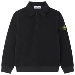 Cotton Polo Sweatshirt