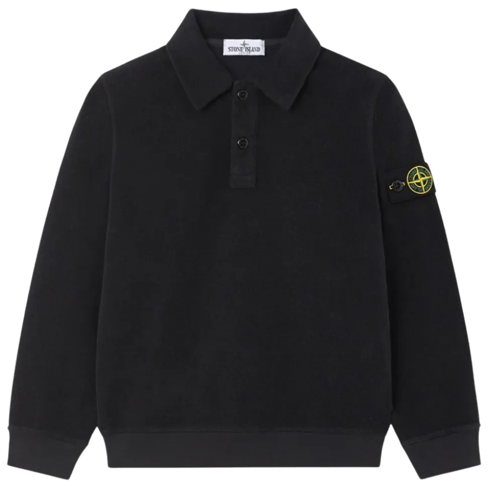 Cotton Polo Sweatshirt