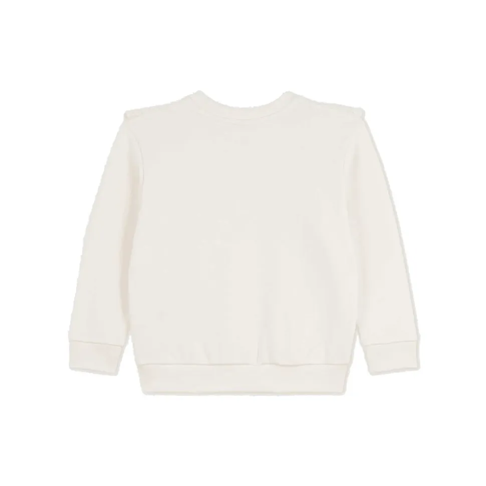Cotton Ruffle Sweatshirt
