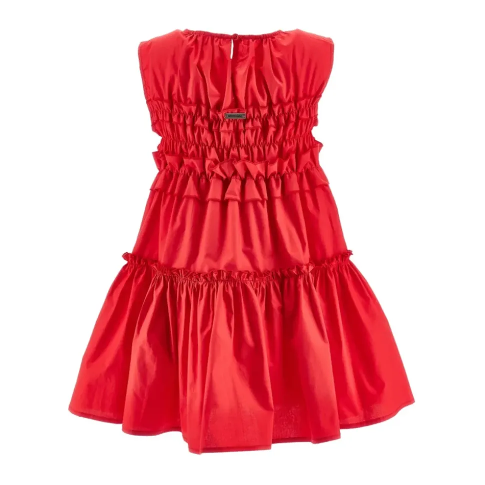Crewneck Flared Dress