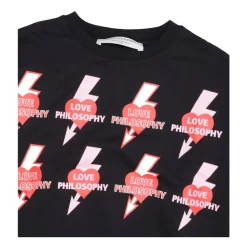 Crew-neck genser med logotrykk