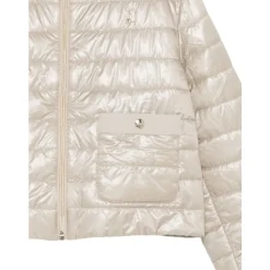Crew-neck jakke i Nylon Ultralett