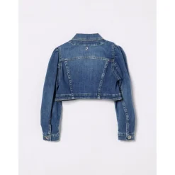 Cropped Denimjakke