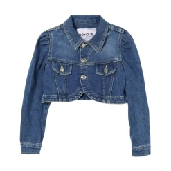 Cropped Denimjakke