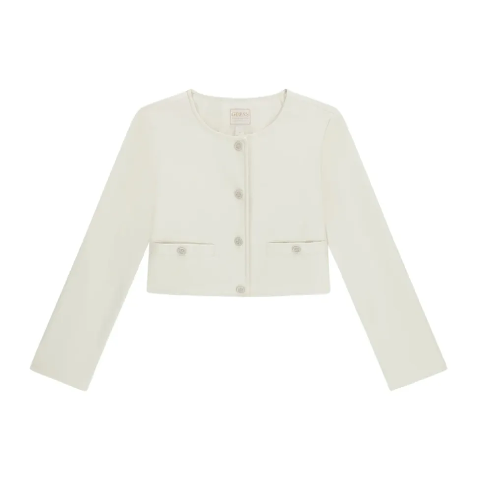 Cropped Faux Leather Jacket