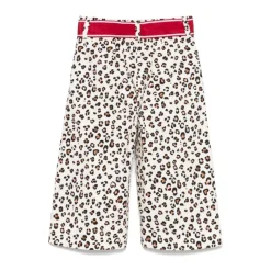Cropped Gabardine Bukser Multifarget