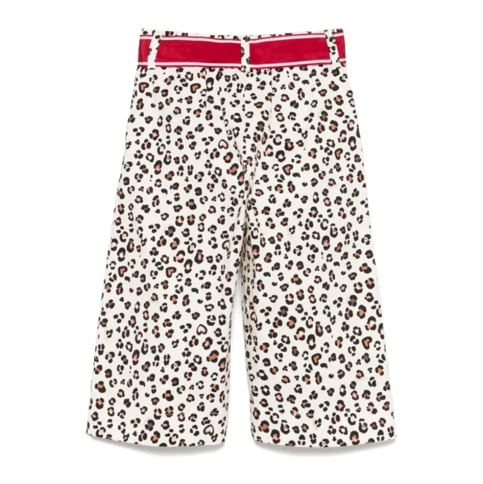 Cropped Gabardine Bukser Multifarget