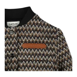 Cropped jakke med ribbekant