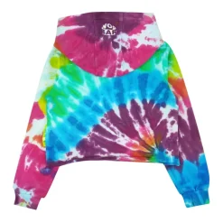 Cropped Tie-dye Sweatshirt