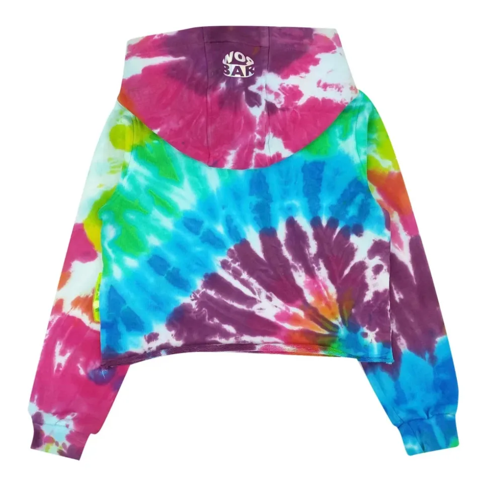Cropped Tie-dye Sweatshirt