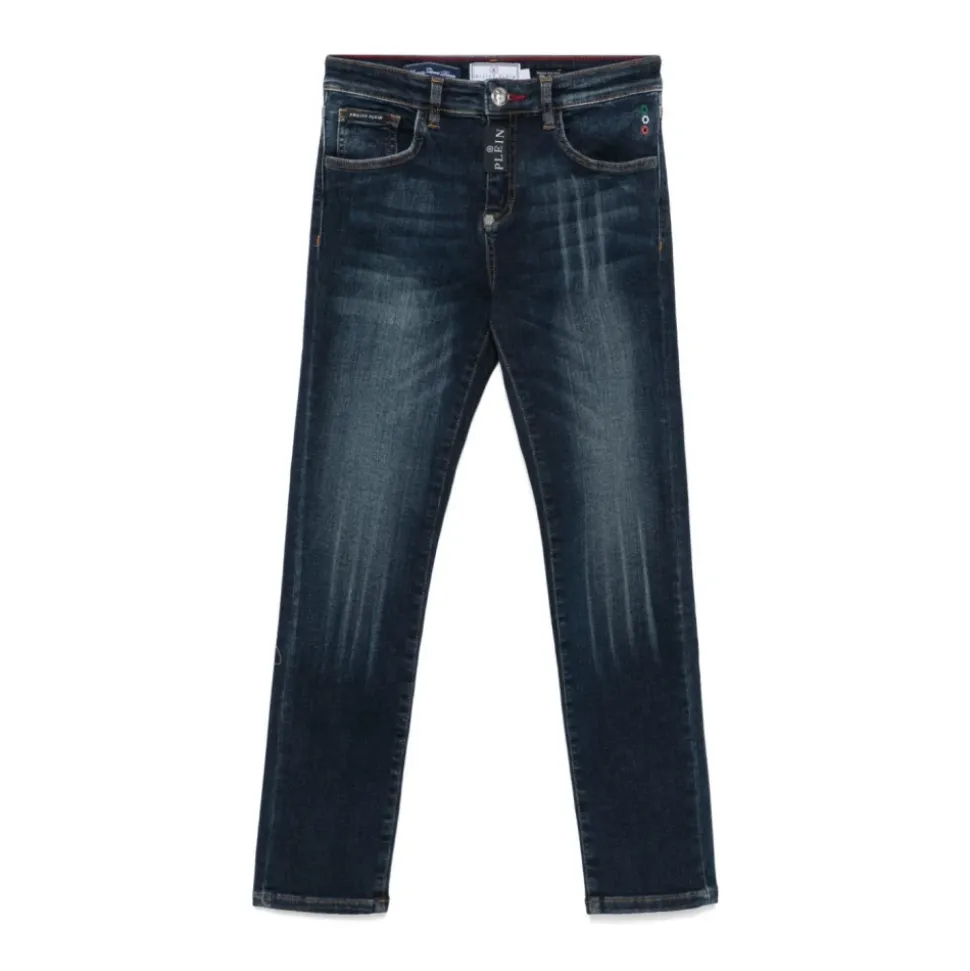 Denim Basic Super Straight Cut Trousers