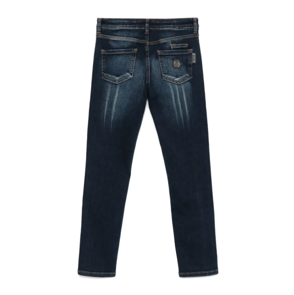 Denim Basic Super Straight Cut Trousers
