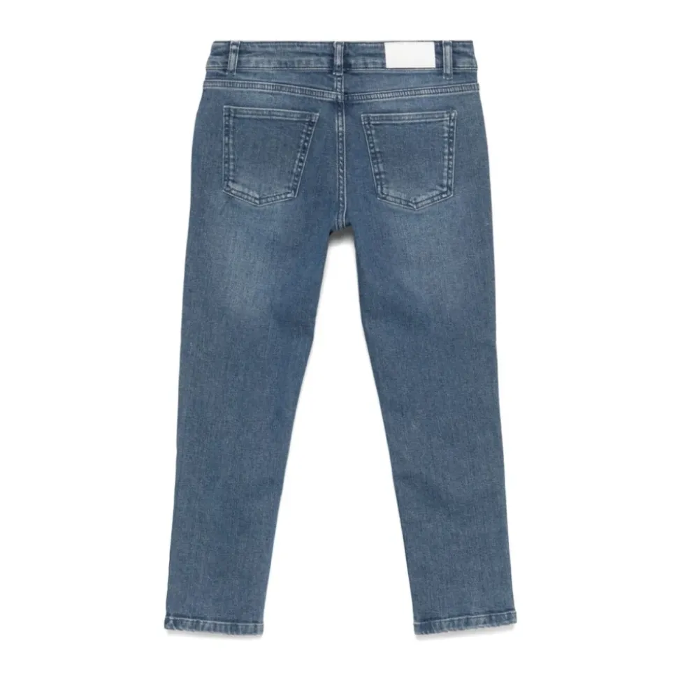 Denimblå bukser