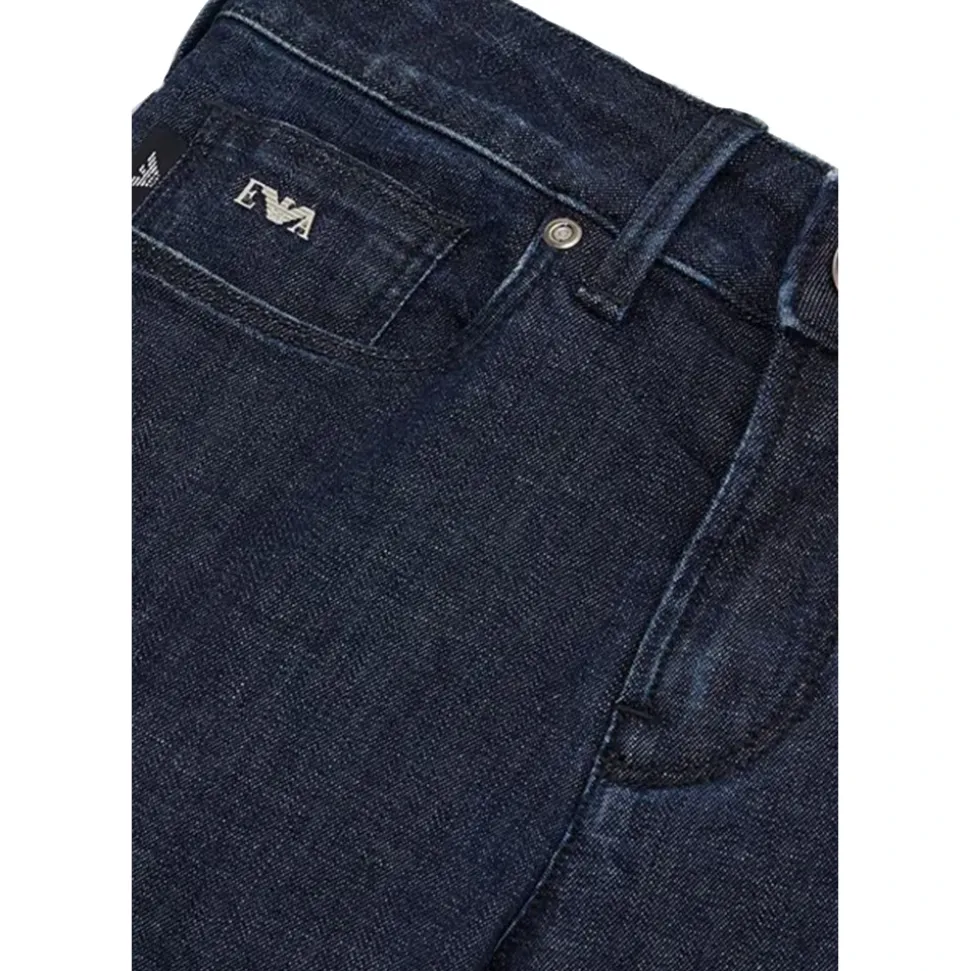 Denim Logo Jeans 5-Lomme Glidelås Lukking