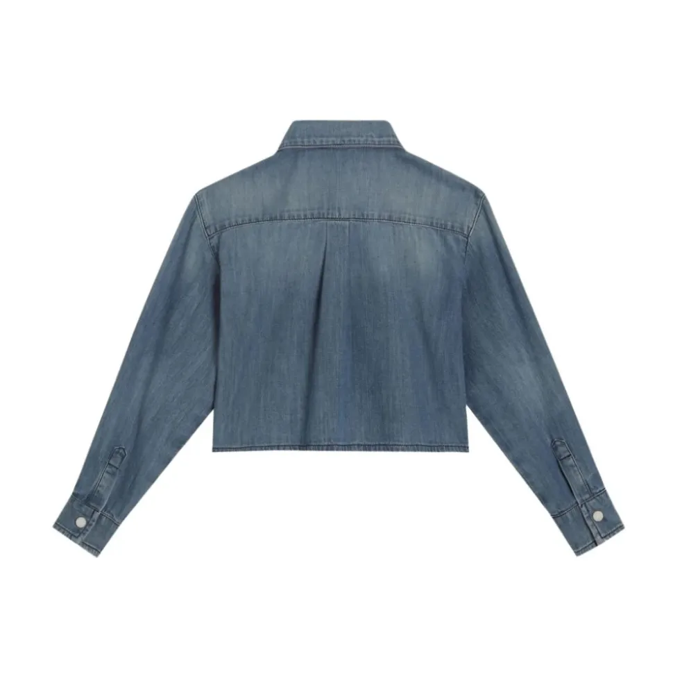 Denimskjorte med DG-logo