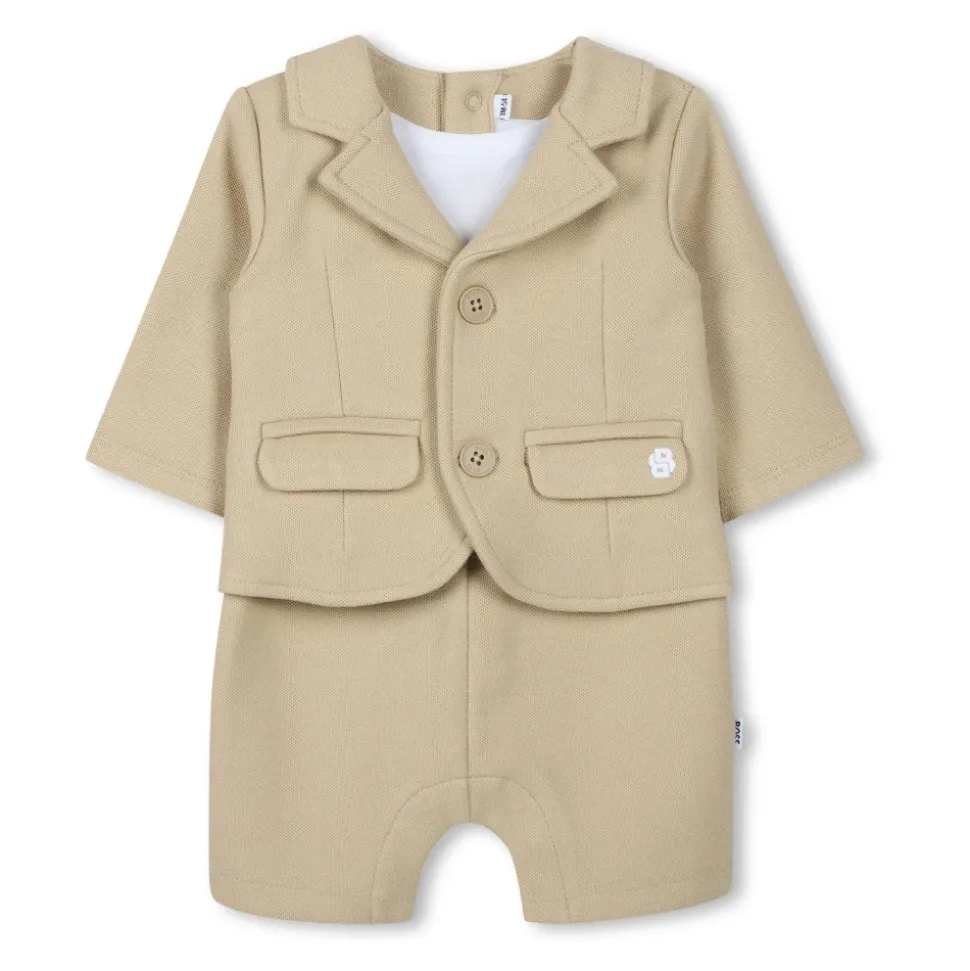 Dobbeltsidig Jersey Piqué Jumpsuit