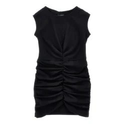 Draped Cotton Dress