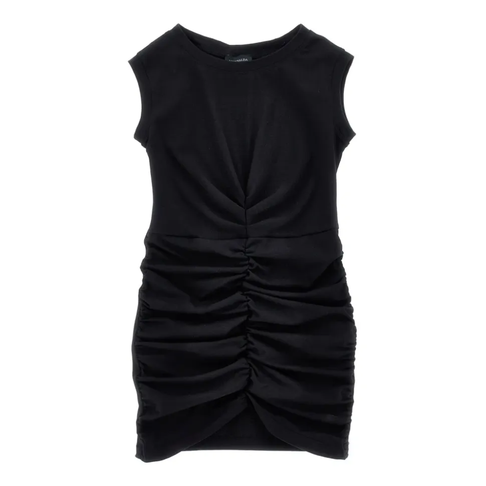 Draped Cotton Dress