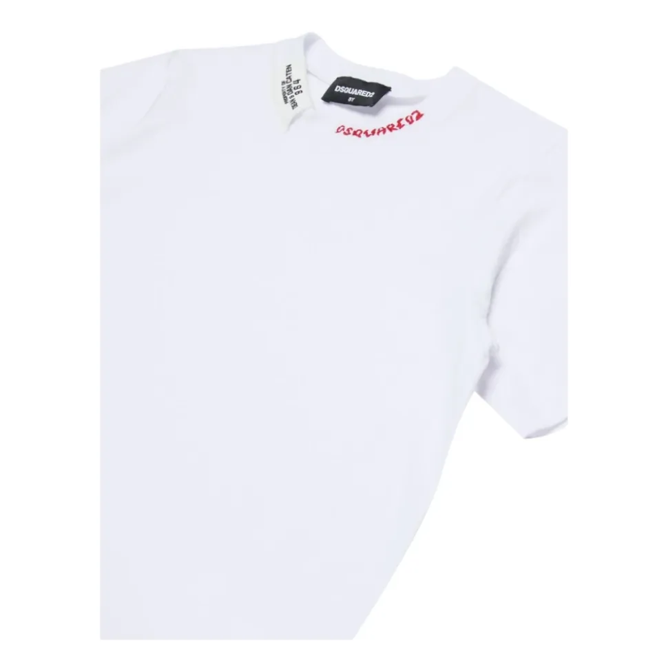 Dsquared2 T-shirts and Polos Hvit