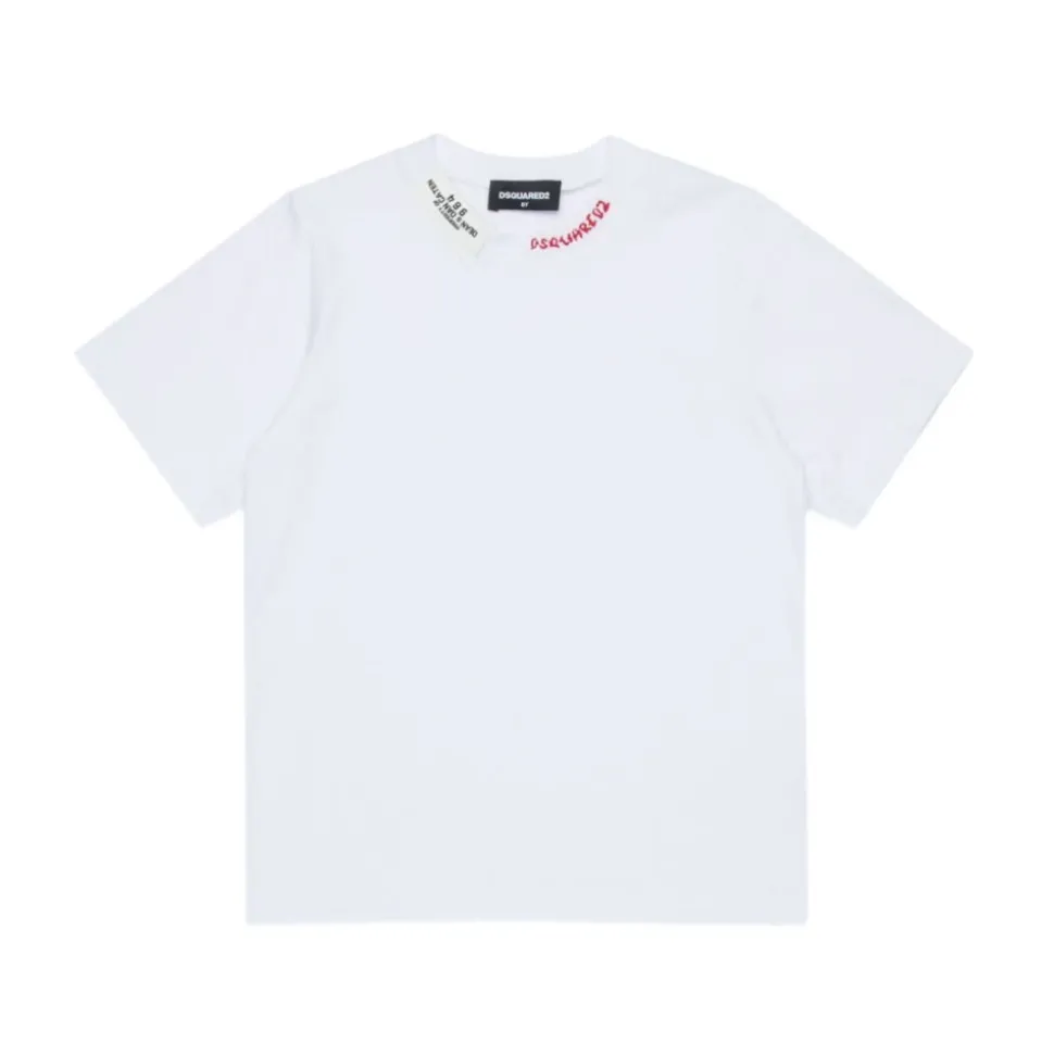 Dsquared2 T-shirts and Polos Hvit
