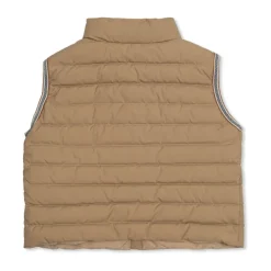 Dun Gilet med rullekrage