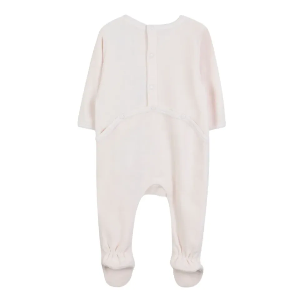 Elefant Print Lue og Smekke Sett