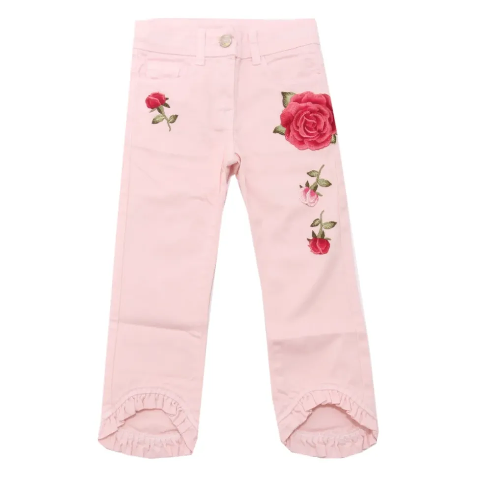 Embroidered Cotton Trousers 191423A9 1093