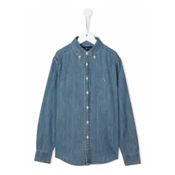 Embroidered Denim Shirt