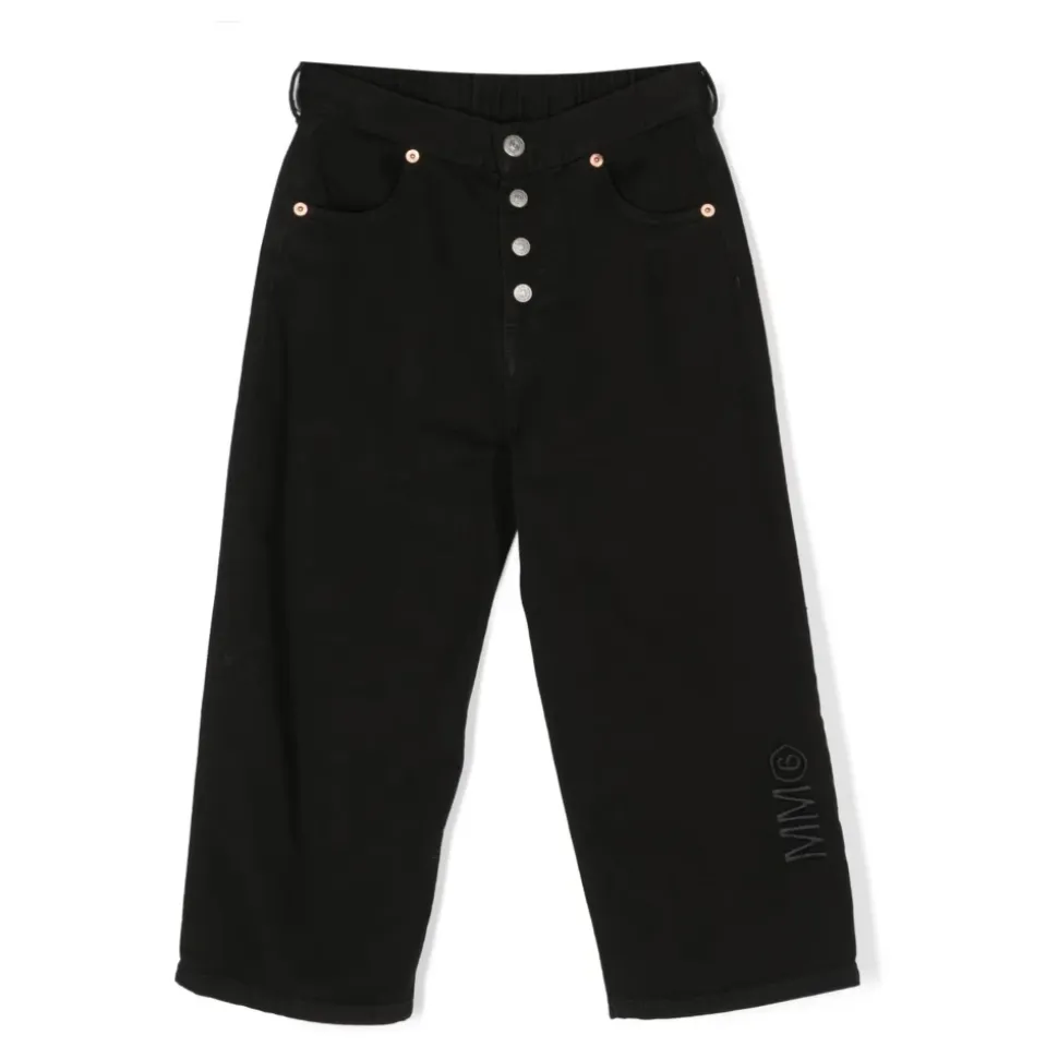 Embroidered Logo Trousers