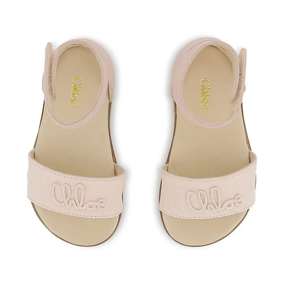 Embroidery Strap Sandals