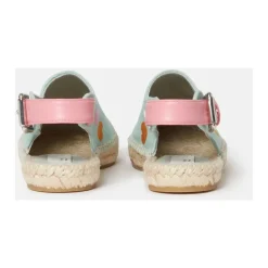 Espadrillas in Tela con Ricamo Cuore