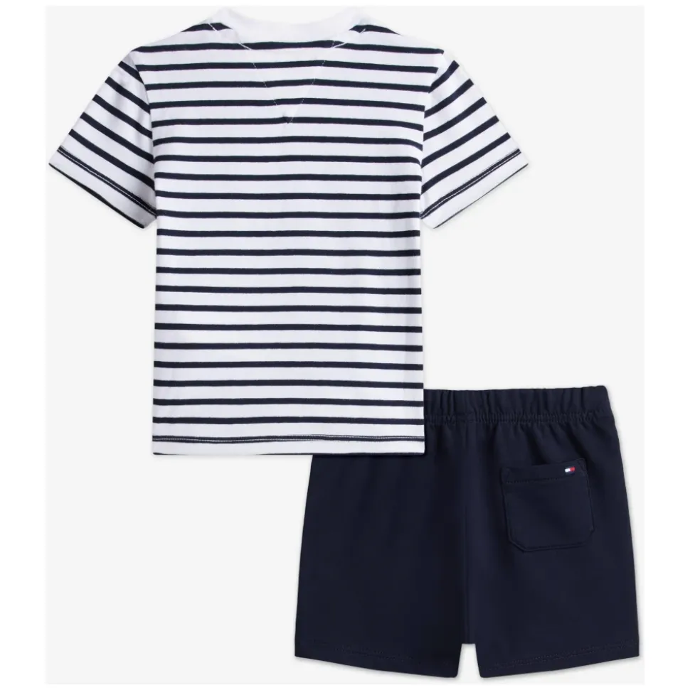 Essential Stripe T-Shirt and Shorts Set