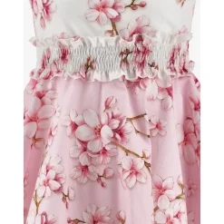 Ferskenblomst Fe Kjole i Rosa