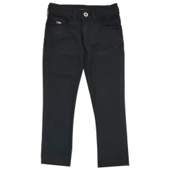 Five-pocket bukser med metallogoer
