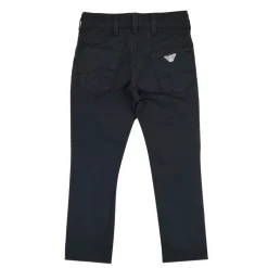 Five-pocket bukser med metallogoer