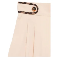 Flared Cuffed Trousers