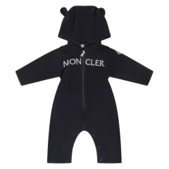 Fleece-onesie med hette