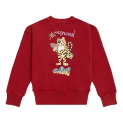 Flerfarget Sweatshirt med Trykk