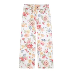 Floral Cotton Pants
