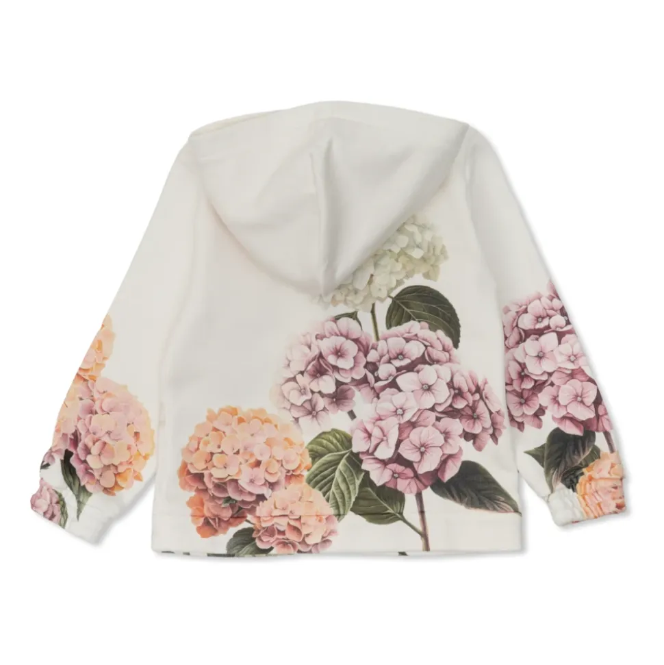 Floral Motif Sweatshirt