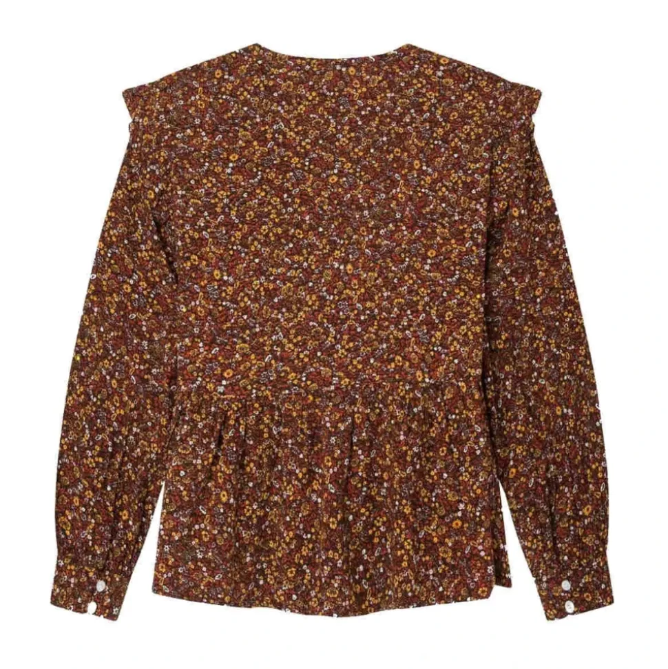 Flytende Bluse med Lange Ermer