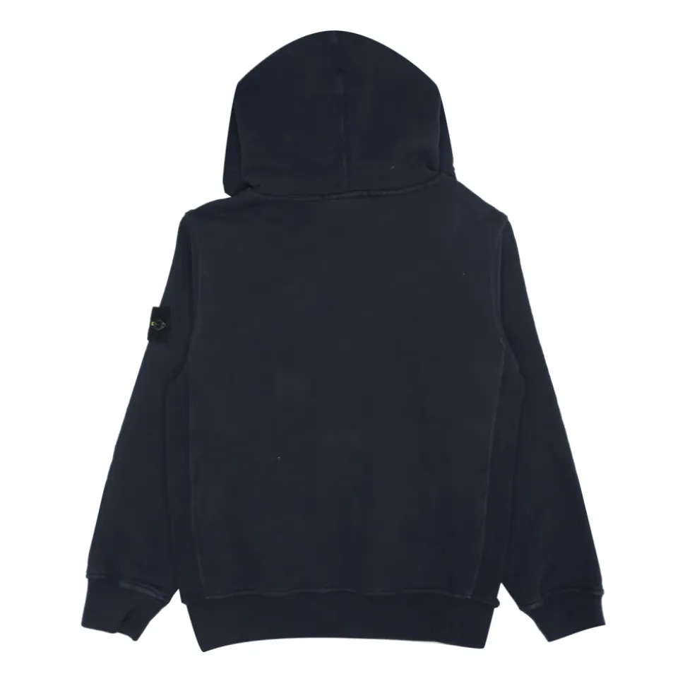 Gauzed Cotton Hooded Sweatshirt