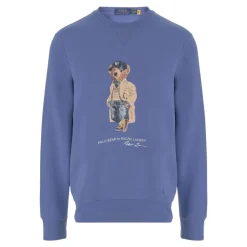 Genser i bomullsblanding med Polo Bear-trykk