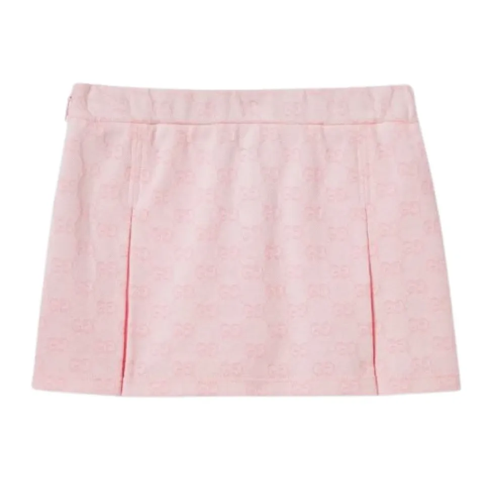 GG Cotton Mini Skirt