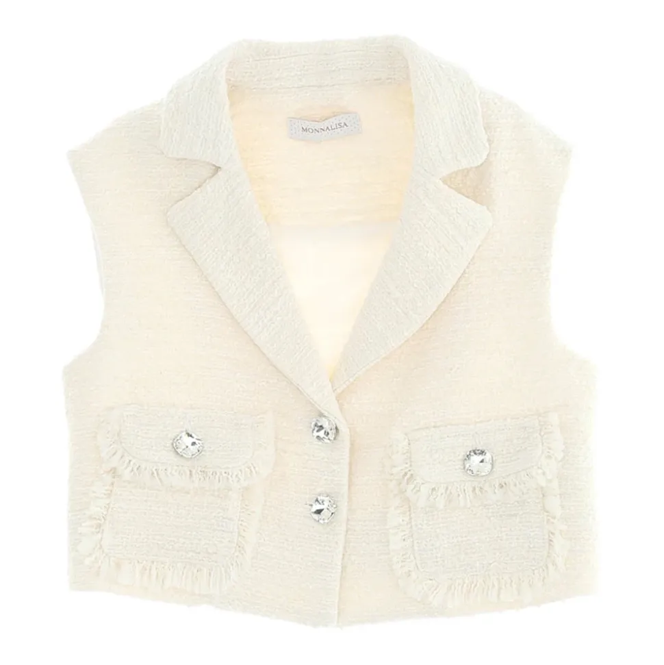 Gilet i bouclé