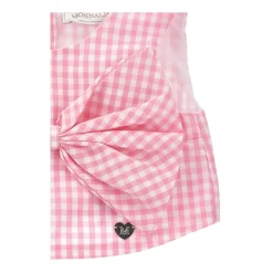 Gingham Bow Set