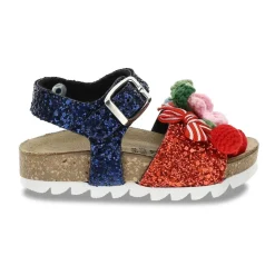 Glitter Sandal med Applikasjoner
