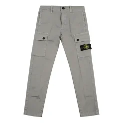 Grå bukser for gutter AW24