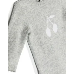 Grå Kasjmir Playsuit med Kirsebærlogo