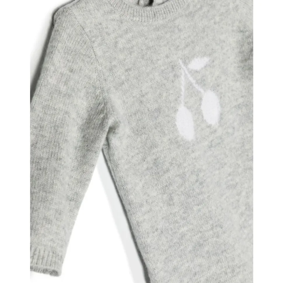 Grå Kasjmir Playsuit med Kirsebærlogo